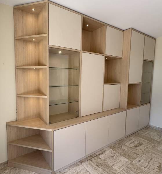 Meuble sur mesure de salle à manger sur mesure