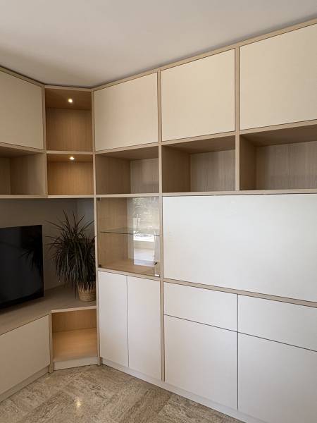 Meuble sur mesure de salon